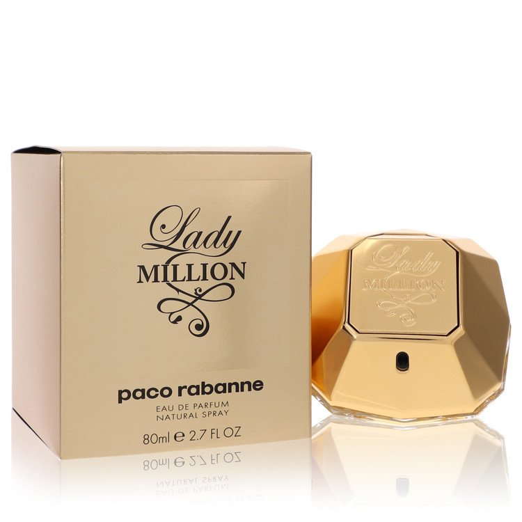 Lady Million by Paco Rabanne Eau De Parfum Spray 2.7 oz Lady Million by Paco Rabanne Eau De Parfum Spray 2.7 oz